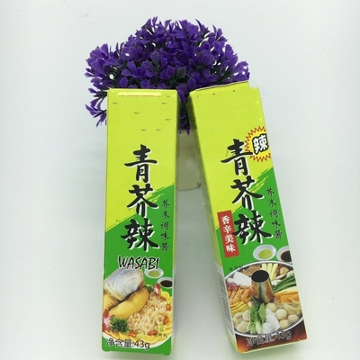 43g σάκετ σκόνης Wasabi με κανονικό τύπο αποθήκευσης και οργανική περιεκτικότητα