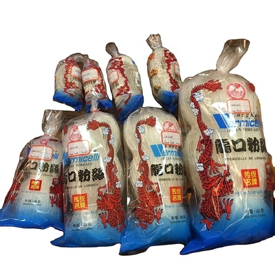 Διαυγές λευκό Halal Mung Bean Longkou Vermicelli 100G 250G 500G για προσαρμοσμένη συσκευασία