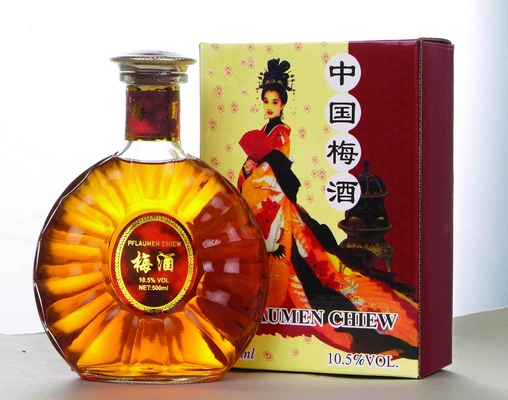 Κινέζικο στυλ Green Plum Wine OEM 10,5% 14% με διάρκεια ζωής 36 μηνών