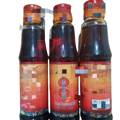 Υγιεινό 18L καθαρό αναμεμειγμένο έλαιο σόγιας σπόρων σουσάμις για μαγείρεμα 24*150ml/τόνος